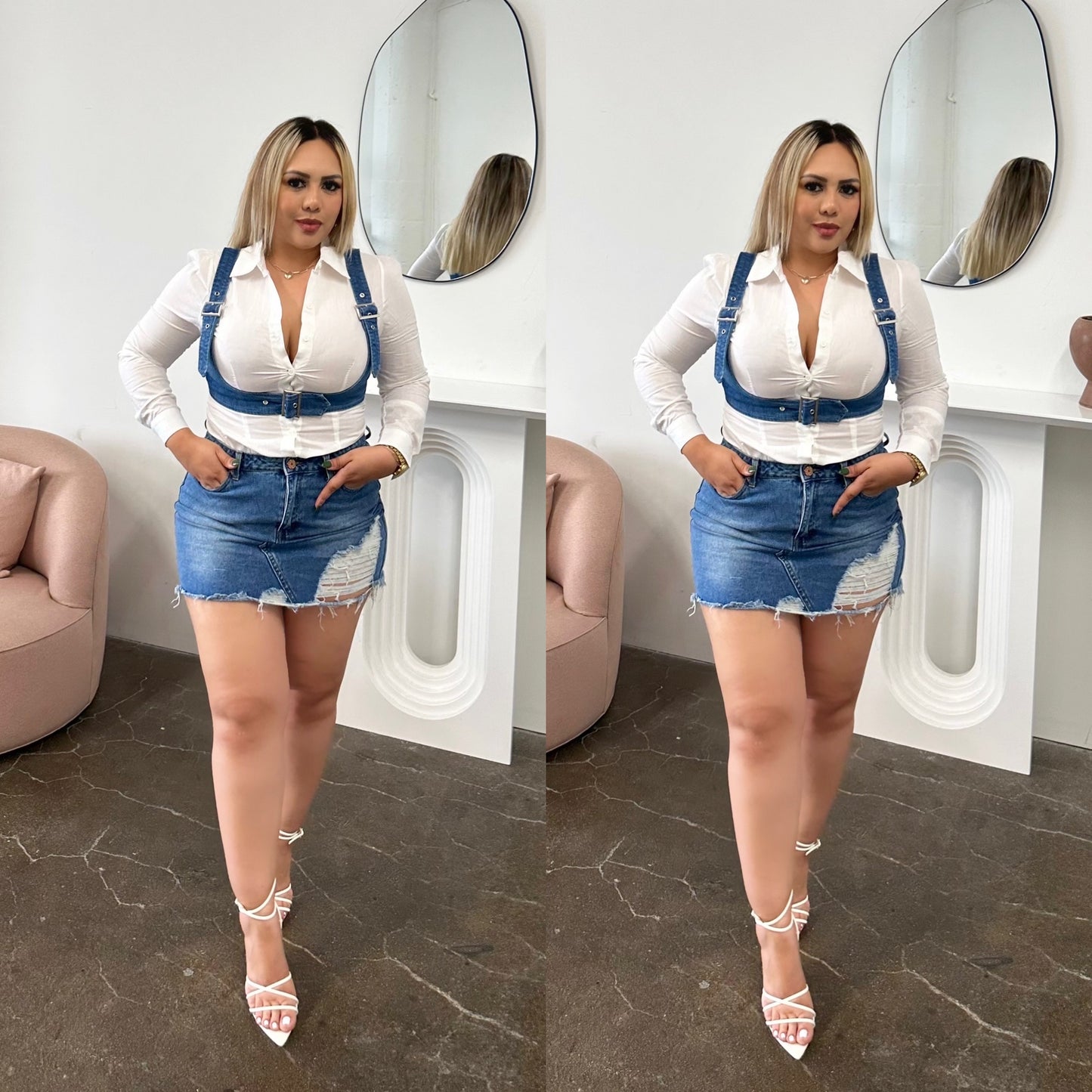 Harper Denim vest