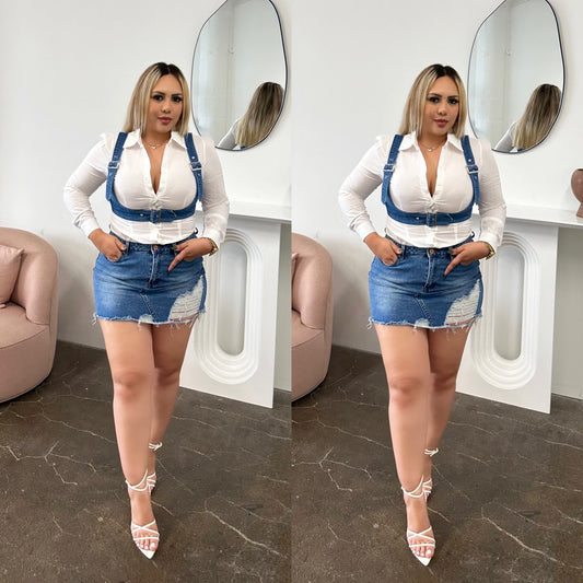Harper Denim vest