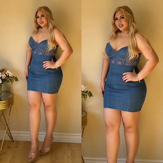 Janice Denim Dress