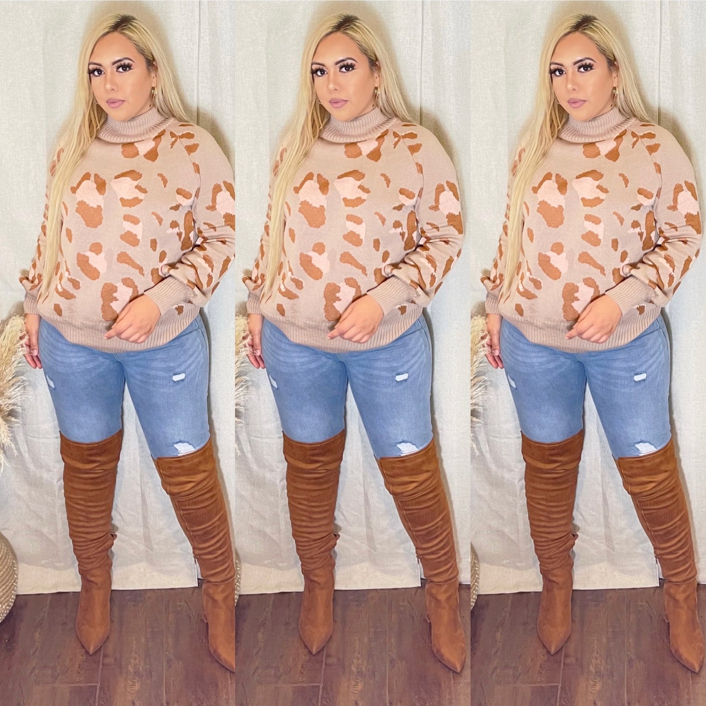 Leopard sweater