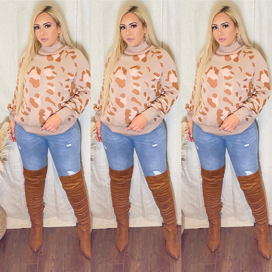 Leopard sweater